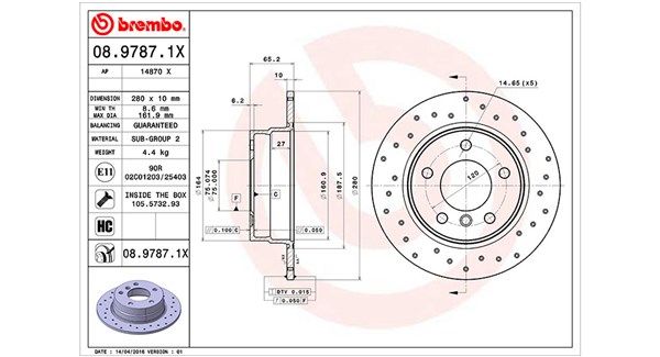 MAGNETI MARELLI Jarrulevy 360406004802